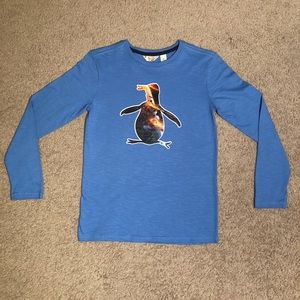 Men’s original penguin long sleeve t shirt medium